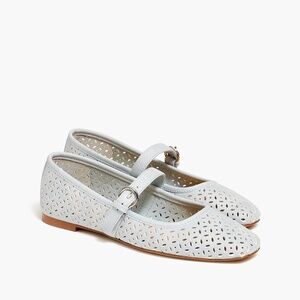 J.Crew Perforated Mary Jane Flats